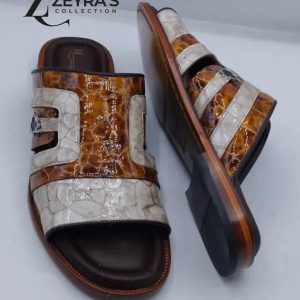 Zeyra's Sahara Croc Luxe Slide